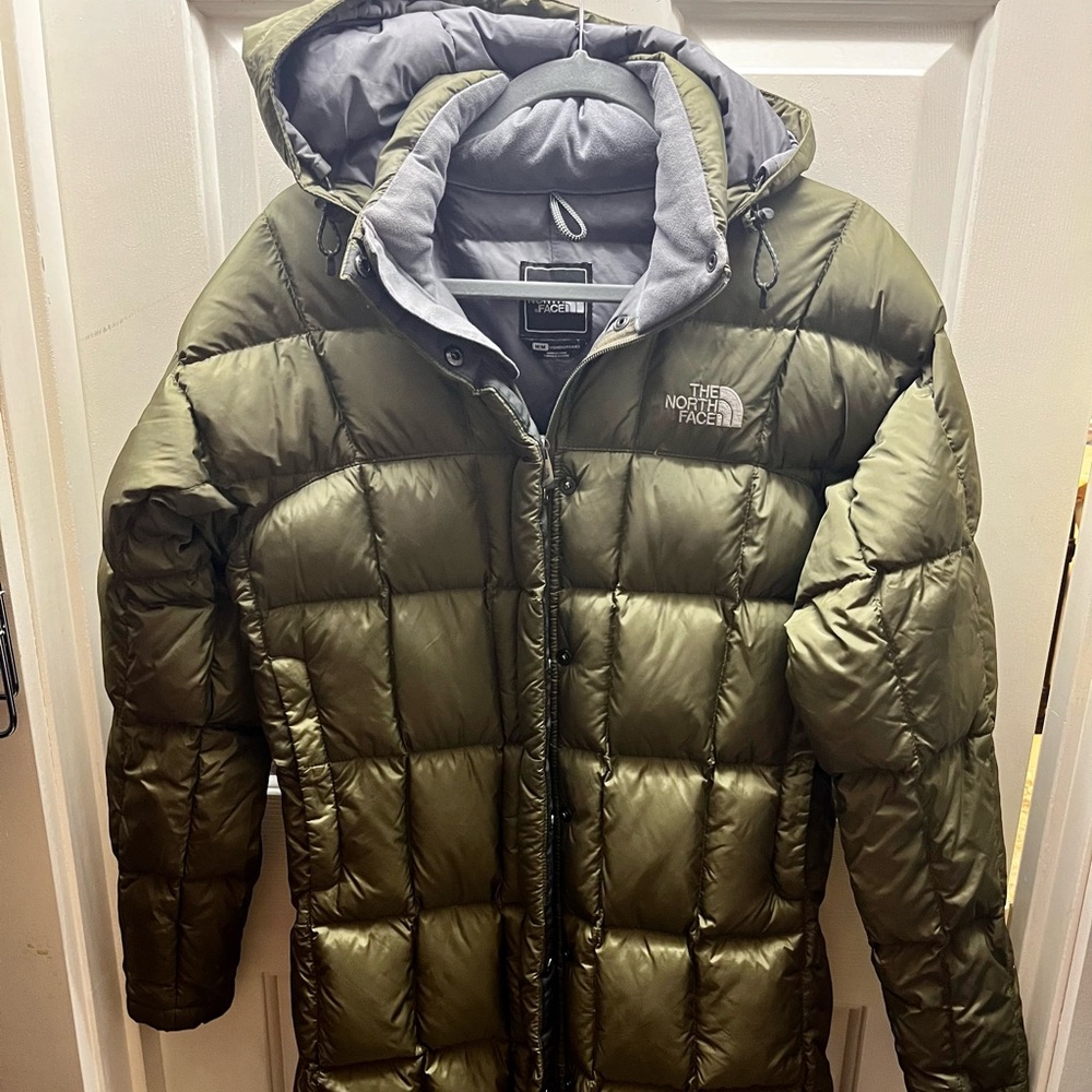 The North Face 3/4 length authentic down coat